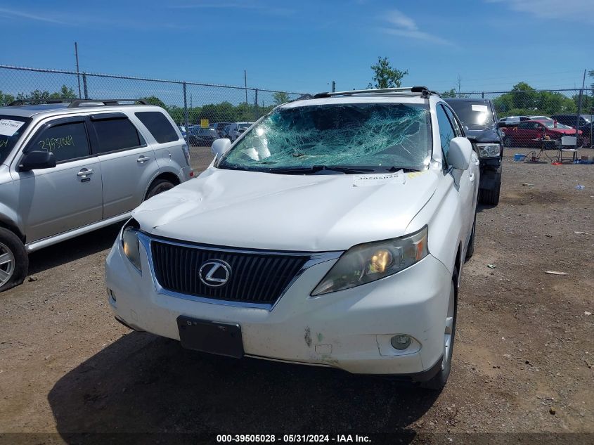 2010 Lexus Rx 350 VIN: 2T2BK1BA6AC014499 Lot: 39505028