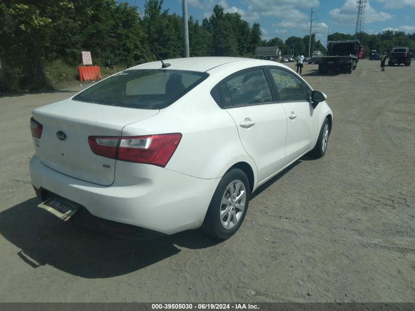 2015 Kia Rio Lx VIN: KNADM4A34F6450940 Lot: 39505030