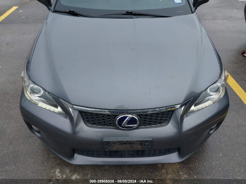 2012 Lexus Ct 200H Premium VIN: JTHKD5BH1C2078985 Lot: 39505038