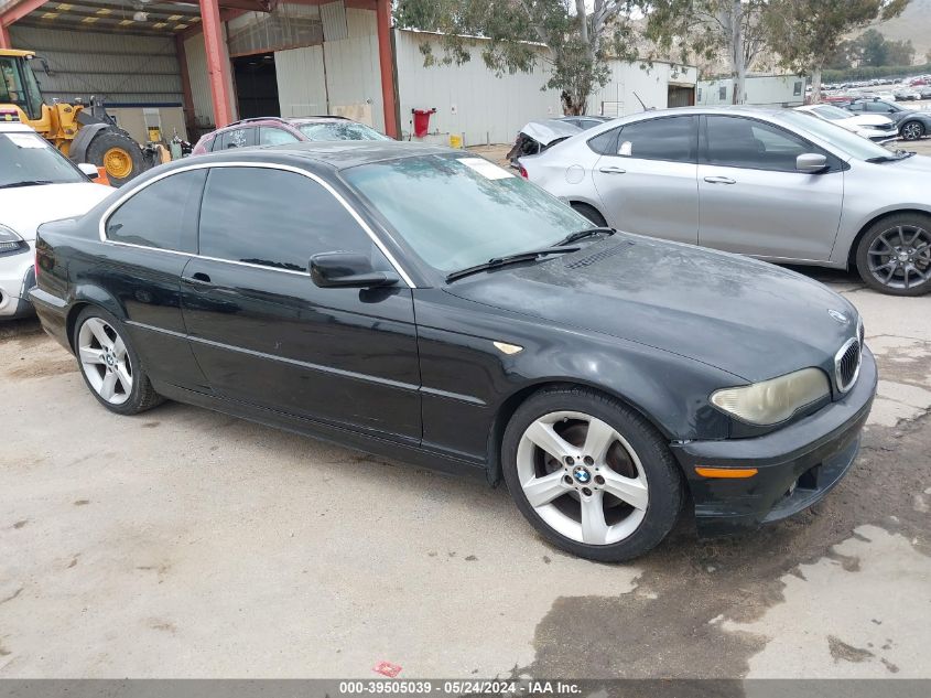 2004 BMW 325Ci Ci Sulev VIN: WBABV13444JT22670 Lot: 39505039