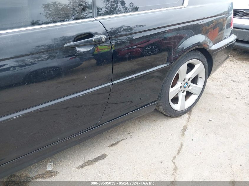 2004 BMW 325Ci Ci Sulev VIN: WBABV13444JT22670 Lot: 39505039