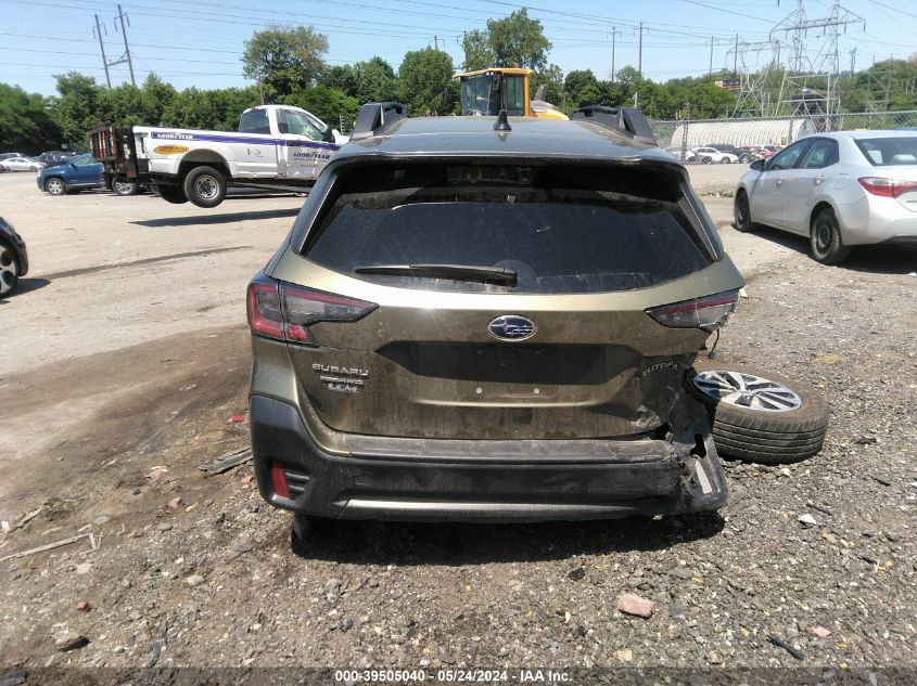 2022 Subaru Outback Premium VIN: 4S4BTACC7N3154976 Lot: 39505040