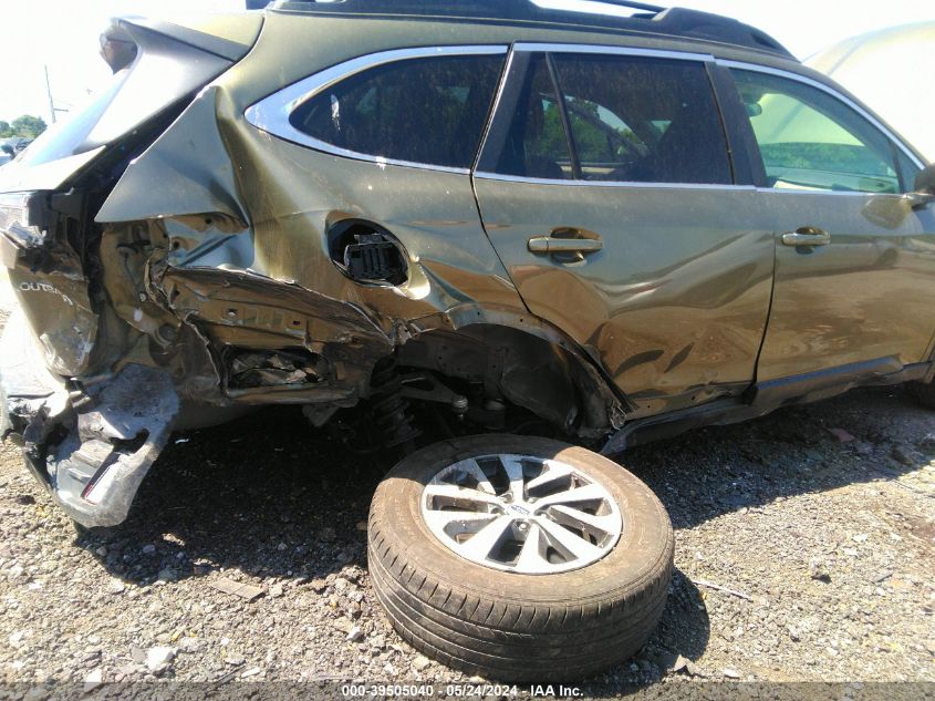 2022 Subaru Outback Premium VIN: 4S4BTACC7N3154976 Lot: 39505040