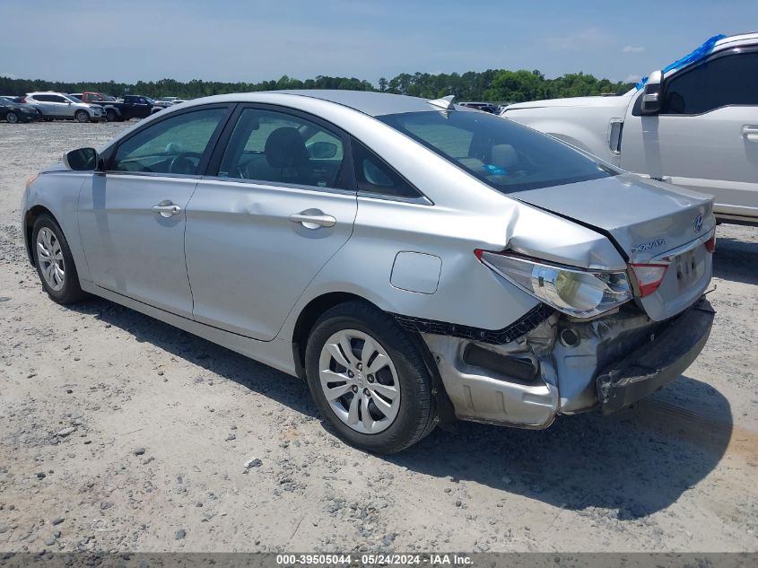 2013 Hyundai Sonata Gls VIN: 5NPEB4AC0DH563249 Lot: 39505044