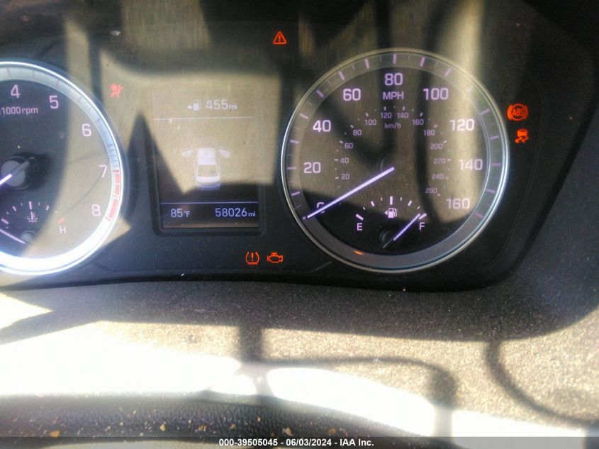 2018 Hyundai Sonata Se VIN: 5NPE24AF4JH640081 Lot: 39505045