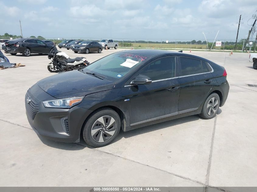 2018 Hyundai Ioniq Hybrid Sel VIN: KMHC75LC2JU070214 Lot: 39505050