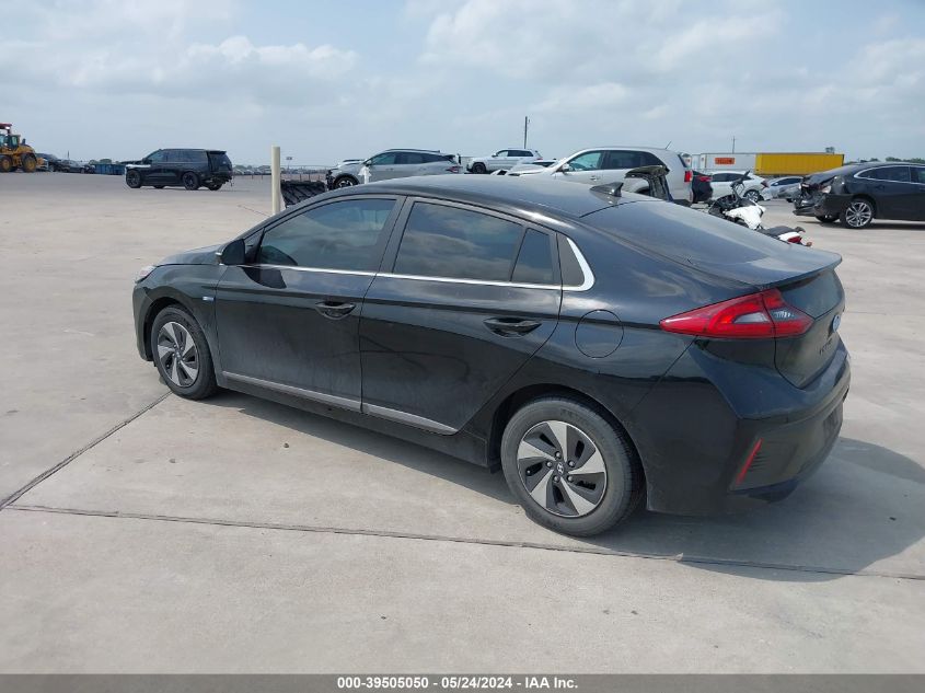 2018 Hyundai Ioniq Hybrid Sel VIN: KMHC75LC2JU070214 Lot: 39505050