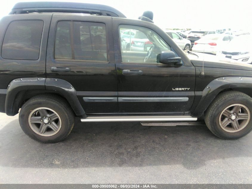 2004 Jeep Liberty Renegade VIN: 1J4GL38K24W161878 Lot: 39505062