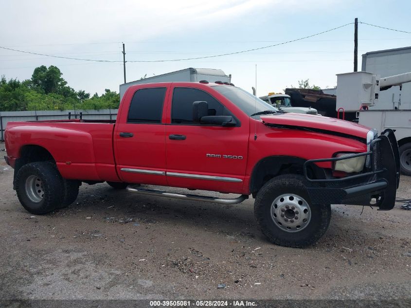 2004 Dodge Ram 3500 Slt/Laramie VIN: 3D7MU48C94G156542 Lot: 39505081
