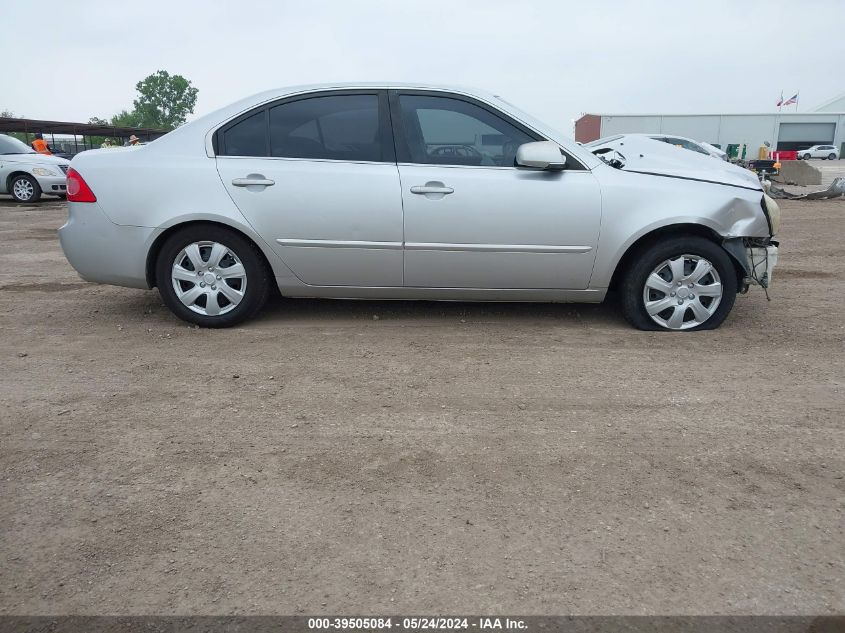 2008 Kia Optima Lx VIN: KNAGE123385242046 Lot: 39505084