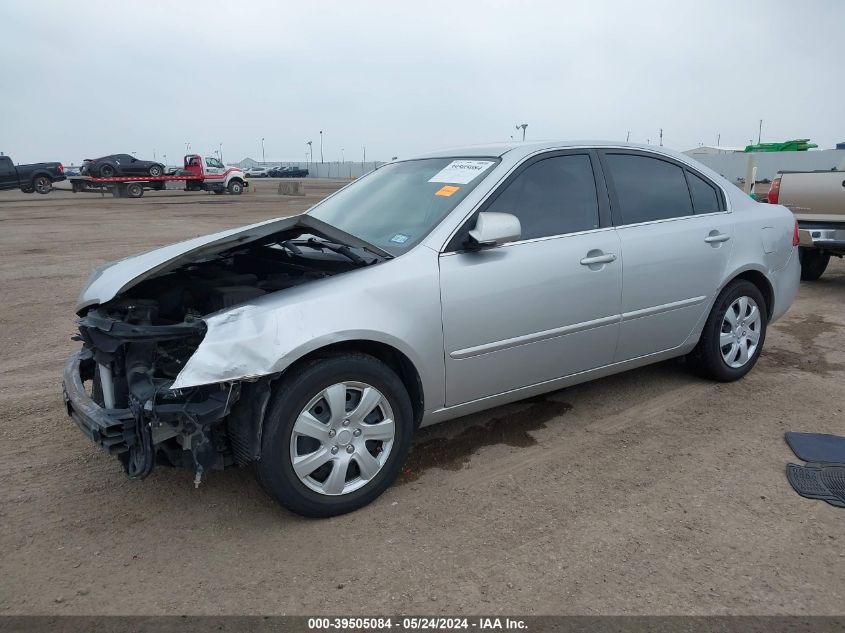 2008 Kia Optima Lx VIN: KNAGE123385242046 Lot: 39505084