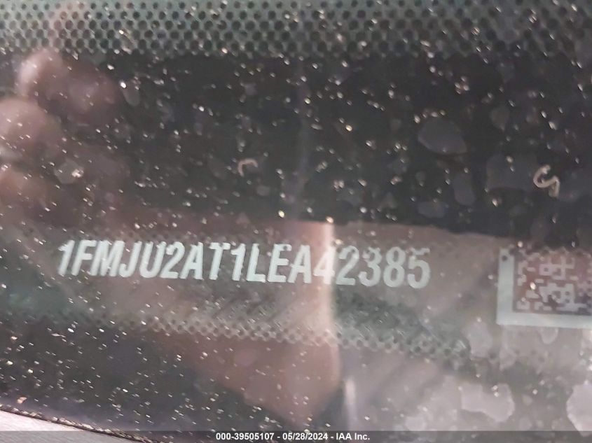 2020 Ford Expedition Limited VIN: 1FMJU2AT1LEA42385 Lot: 39505107