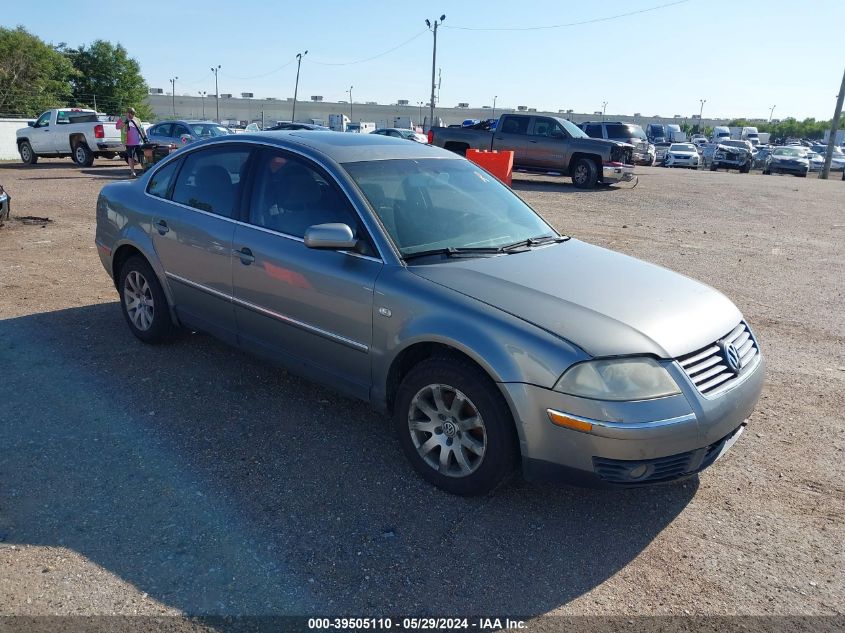 2003 Volkswagen Passat Gls VIN: WVWPD63B93P116912 Lot: 39505110