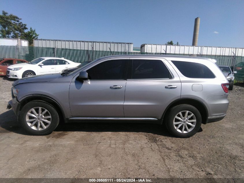 2019 Dodge Durango Sxt Awd VIN: 1C4RDJAG4KC586684 Lot: 39505111