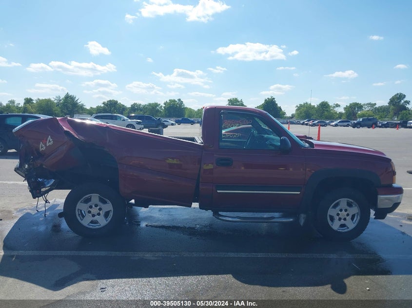 2006 Chevrolet Silverado 1500 Lt1 VIN: 1GCEK14V06E222741 Lot: 39505130