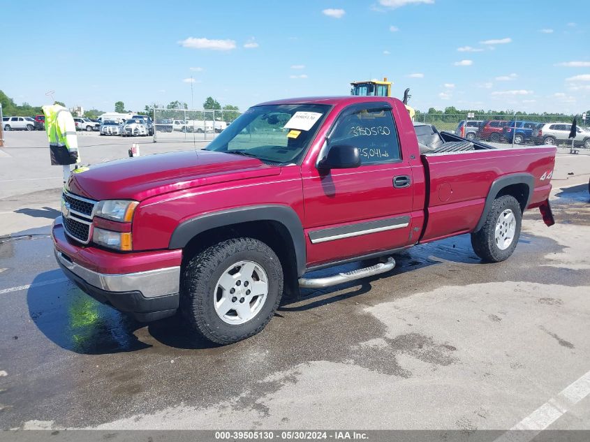 2006 Chevrolet Silverado 1500 Lt1 VIN: 1GCEK14V06E222741 Lot: 39505130