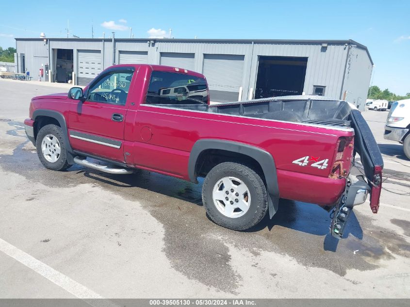 2006 Chevrolet Silverado 1500 Lt1 VIN: 1GCEK14V06E222741 Lot: 39505130