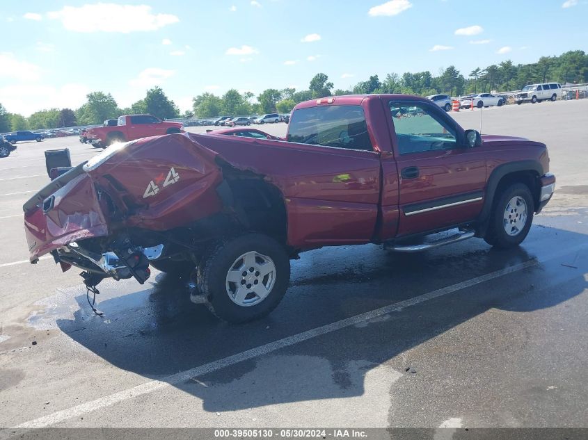 2006 Chevrolet Silverado 1500 Lt1 VIN: 1GCEK14V06E222741 Lot: 39505130