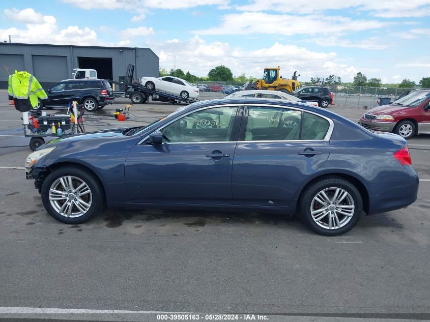 2013 Infiniti G37X VIN: JN1CV6AR3DM750671 Lot: 39505163