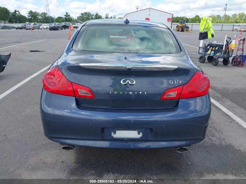 2013 Infiniti G37X VIN: JN1CV6AR3DM750671 Lot: 39505163