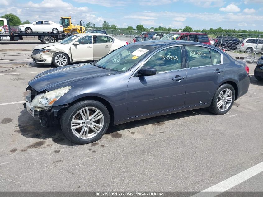 2013 Infiniti G37X VIN: JN1CV6AR3DM750671 Lot: 39505163