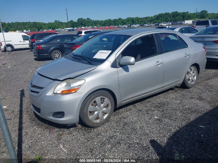 2008 Toyota Yaris VIN: JTDBT923881253648 Lot: 39505165