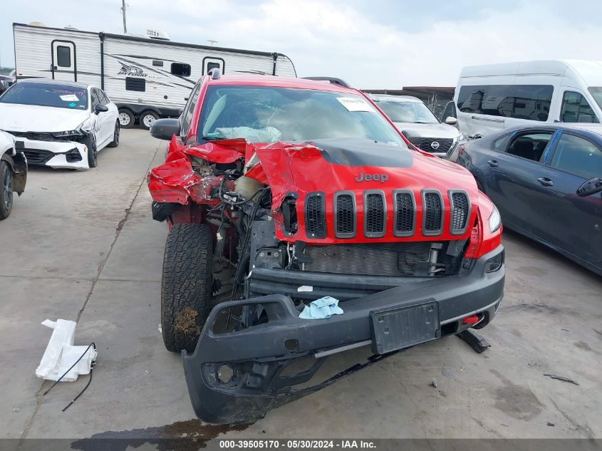 2017 Jeep Cherokee Trailhawk 4X4 VIN: 1C4PJMBS6HW588030 Lot: 39505170