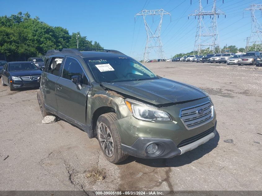 2016 Subaru Outback 2.5I Limited VIN: 4S4BSALC8G3256177 Lot: 39505185