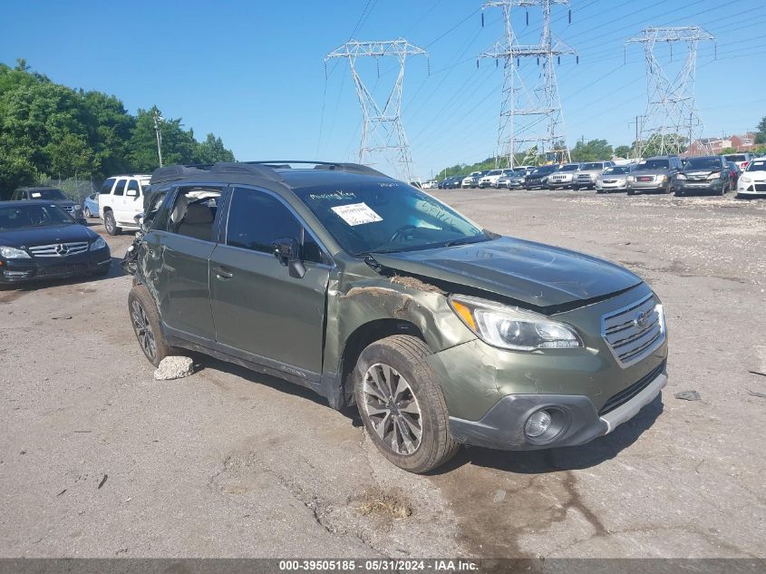 2016 Subaru Outback 2.5I Limited VIN: 4S4BSALC8G3256177 Lot: 39505185