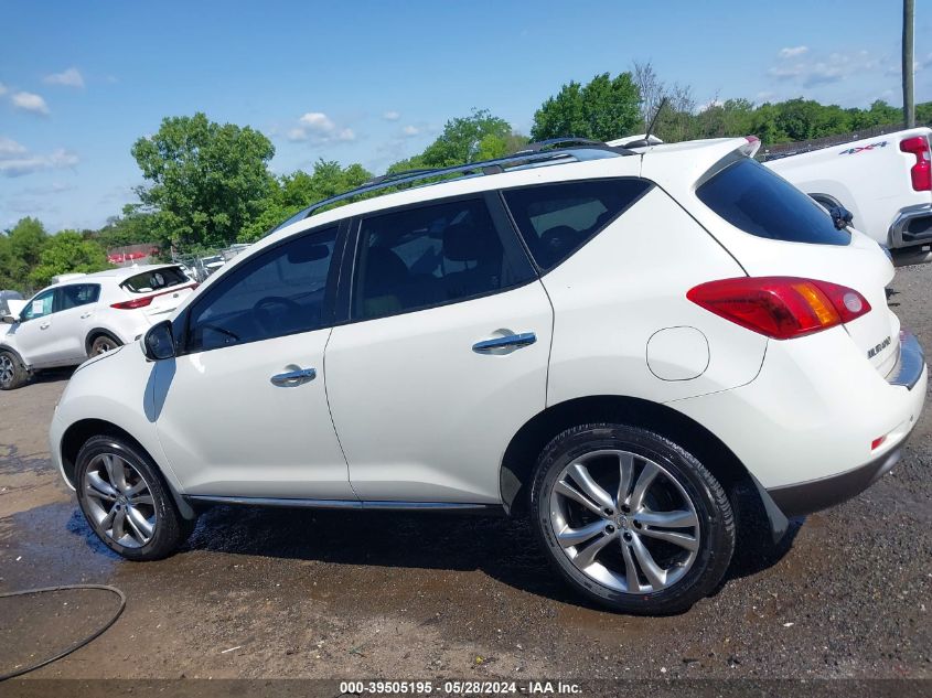 2010 Nissan Murano Le VIN: JN8AZ1MW6AW125053 Lot: 39505195