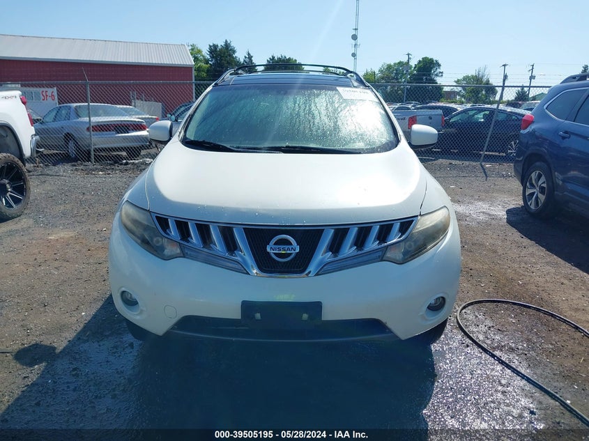 2010 Nissan Murano Le VIN: JN8AZ1MW6AW125053 Lot: 39505195