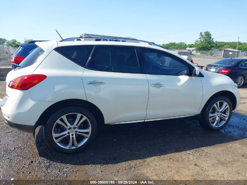 2010 Nissan Murano Le VIN: JN8AZ1MW6AW125053 Lot: 39505195