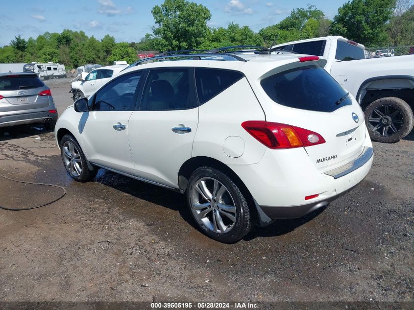 2010 Nissan Murano Le VIN: JN8AZ1MW6AW125053 Lot: 39505195