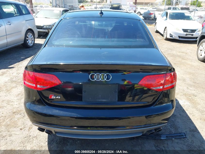 2012 Audi S4 3.0 Premium Plus VIN: WAUKGAFL7CA112530 Lot: 39505204