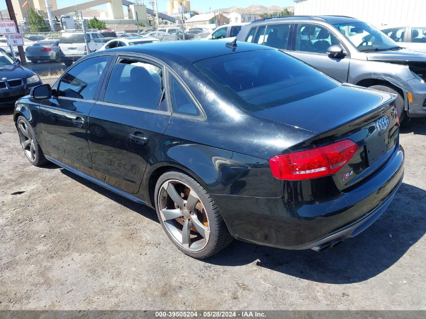 2012 Audi S4 3.0 Premium Plus VIN: WAUKGAFL7CA112530 Lot: 39505204