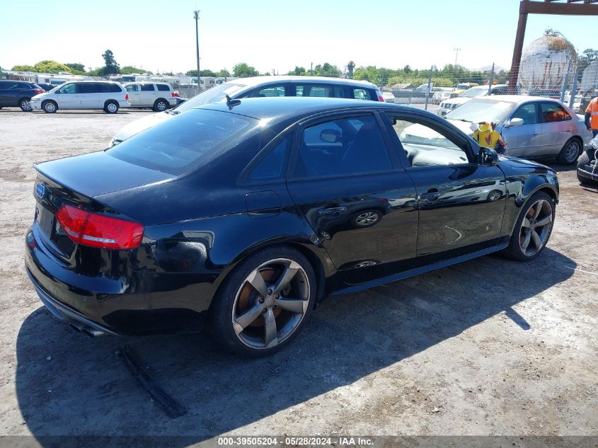 2012 Audi S4 3.0 Premium Plus VIN: WAUKGAFL7CA112530 Lot: 39505204