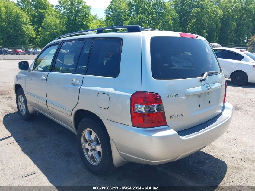 2005 Toyota Highlander V6 VIN: JTEEP21A950087324 Lot: 39505213