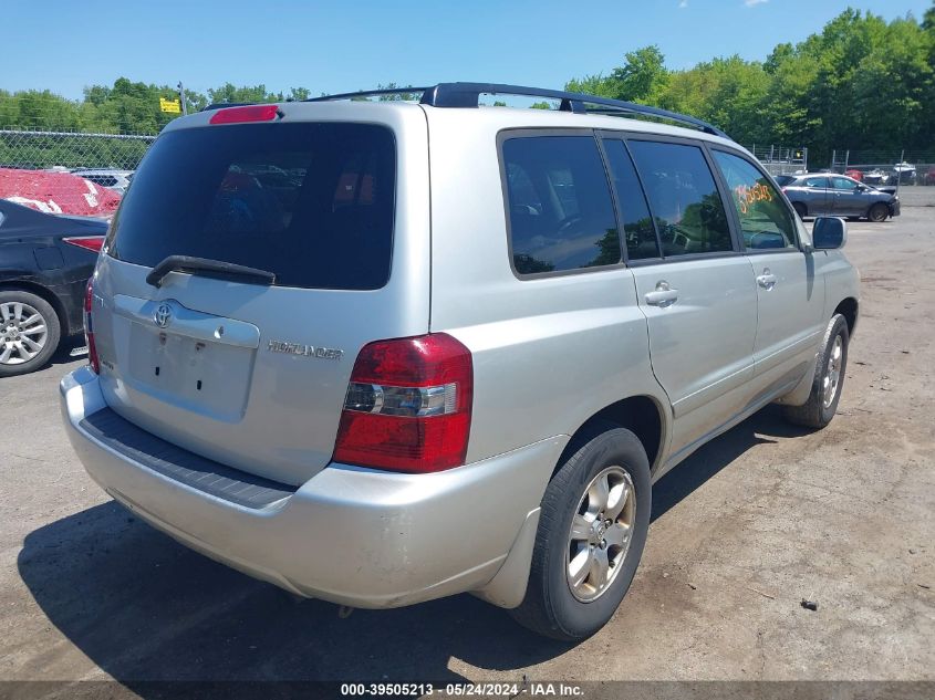 2005 Toyota Highlander V6 VIN: JTEEP21A950087324 Lot: 39505213