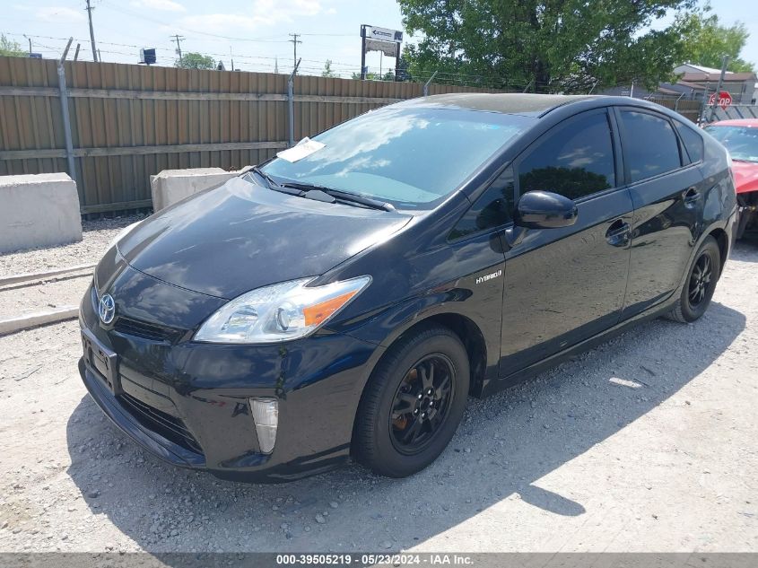 2014 Toyota Prius Three VIN: JTDKN3DU1E1759265 Lot: 39505219