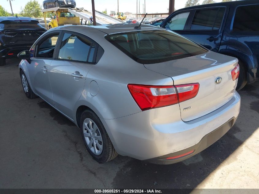 2015 Kia Rio Lx VIN: KNADM4A36F6444024 Lot: 39505251