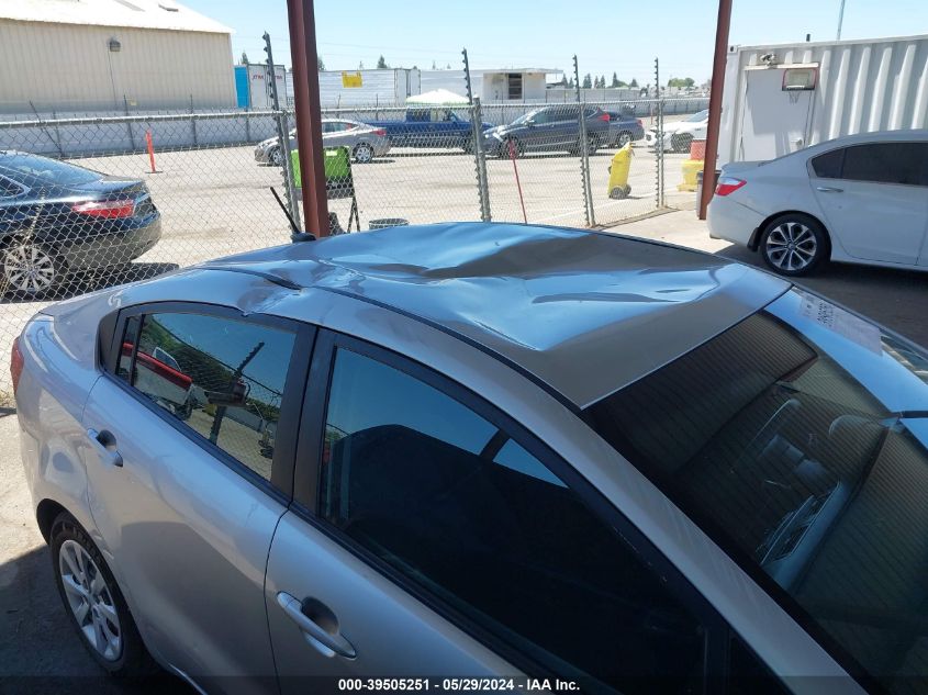 2015 Kia Rio Lx VIN: KNADM4A36F6444024 Lot: 39505251