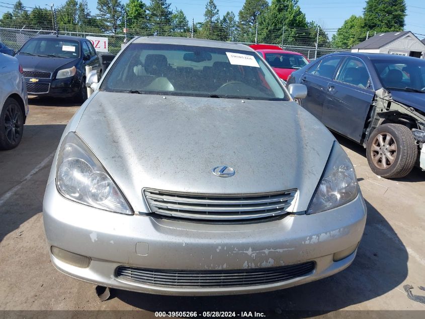 2004 Lexus Es 330 VIN: JTHBA30G045042759 Lot: 39505266