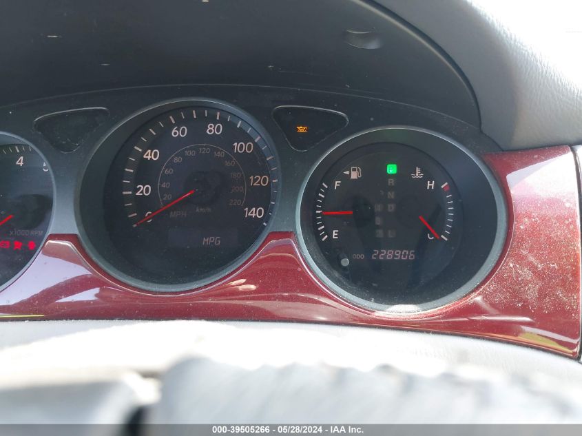 2004 Lexus Es 330 VIN: JTHBA30G045042759 Lot: 39505266