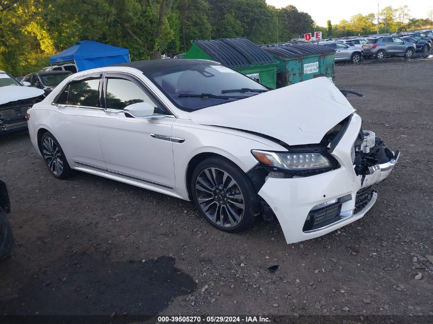 2019 Lincoln Continental Reserve VIN: 1LN6L9NP6K5605718 Lot: 39505270