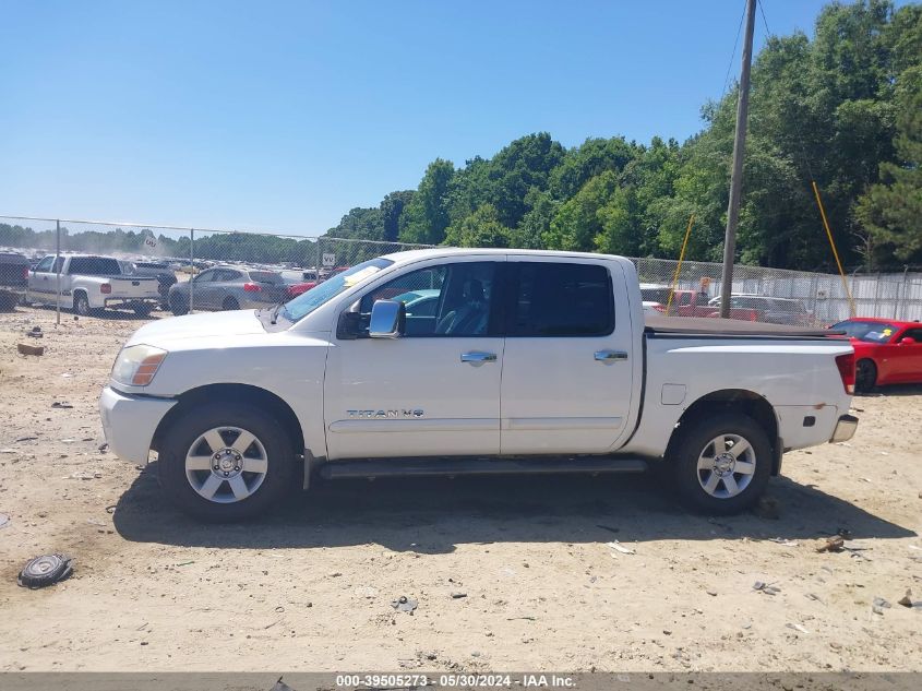 2006 Nissan Titan Le VIN: 1N6BA07B66N538465 Lot: 39505273