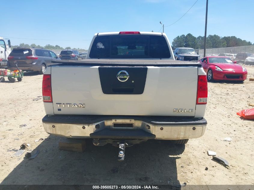 2006 Nissan Titan Le VIN: 1N6BA07B66N538465 Lot: 39505273