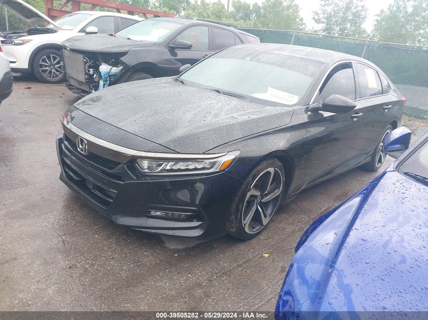 VIN 1HGCV1F36JA166297 2018 HONDA ACCORD SPORT