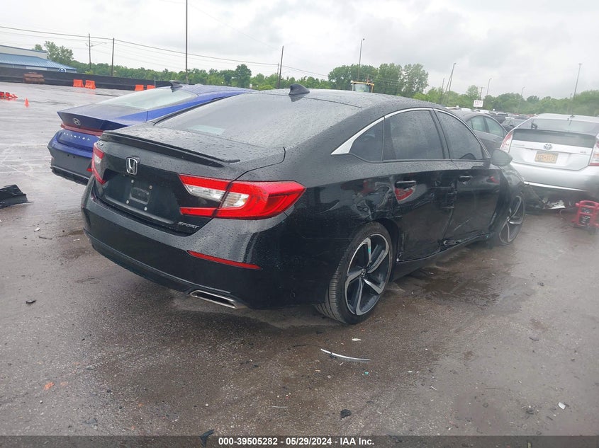 VIN 1HGCV1F36JA166297 2018 HONDA ACCORD SPORT