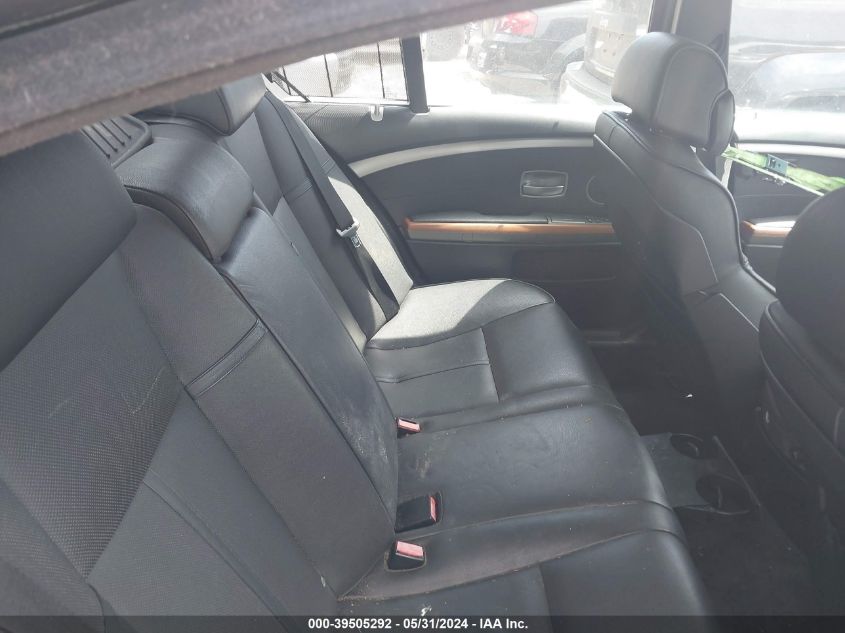 2008 BMW 750I VIN: WBAHL83588DT12102 Lot: 39505292