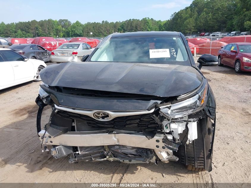 2023 Toyota Highlander L VIN: 5TDKDRBH1PS032161 Lot: 39505295